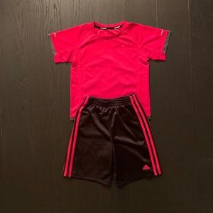 Boys Matching Tshirt/Short Set ADIDAS